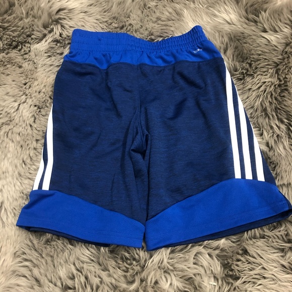 Adidas | Boy's Basketball Shorts | Blue | Small - Picture 2 of 2